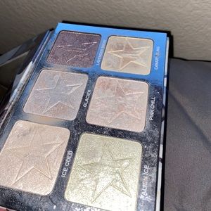 Jeffree Star platinum ice highlighter pallet